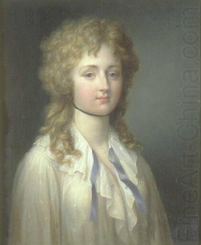 Jean-Pierre Franque Portrait of Louise Adelaide de Bourbon china oil painting image